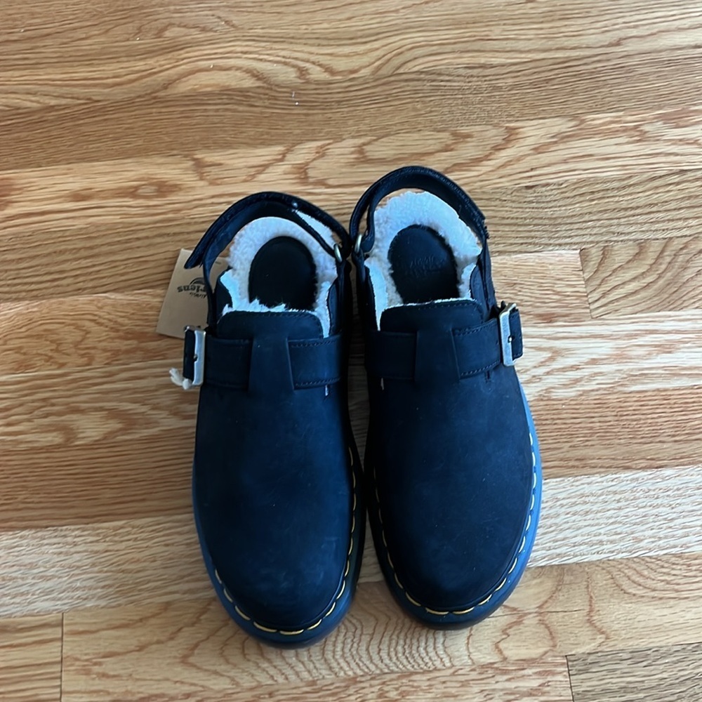 Dr Martens Jorge ll Faux Lined Slingback Mules Size 10 NWT - Picture 5 of 15